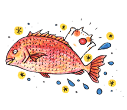 HONOBONO WHITE CAT 2 sticker #6268604