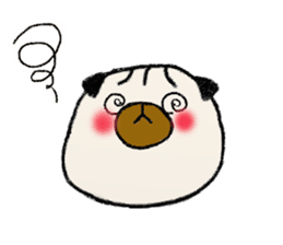 maru-pug sticker #6268827