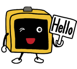 Alarm clock boy sticker #6268970