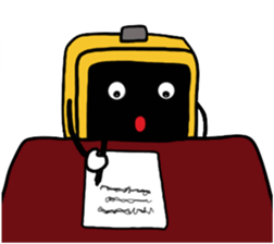 Alarm clock boy sticker #6268971