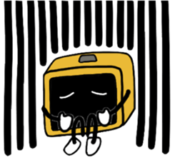 Alarm clock boy sticker #6268973