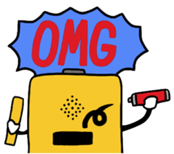 Alarm clock boy sticker #6268981