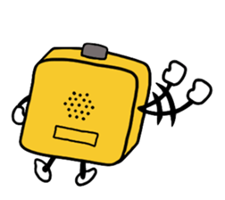 Alarm clock boy sticker #6268983