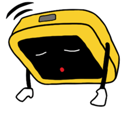 Alarm clock boy sticker #6268987