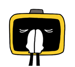 Alarm clock boy sticker #6268988