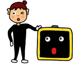 Alarm clock boy sticker #6268990