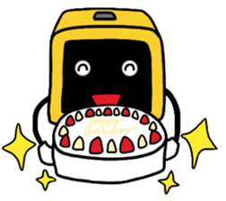 Alarm clock boy sticker #6268993