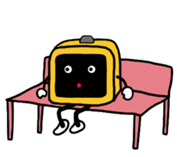 Alarm clock boy sticker #6268994