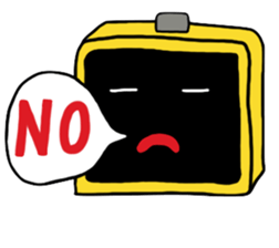 Alarm clock boy sticker #6268995