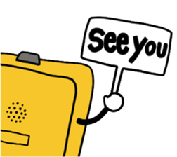 Alarm clock boy sticker #6268997