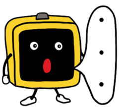 Alarm clock boy sticker #6268999