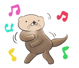 Mr. sea otter sticker #6269043