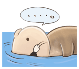 Mr. sea otter sticker #6269059