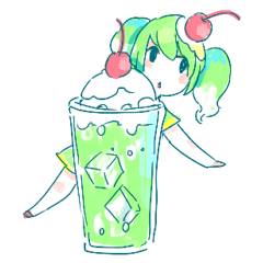 Melon cream soda - chan