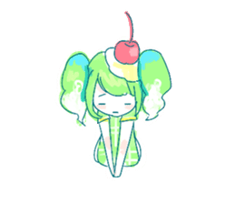 Melon cream soda - chan sticker #6269243
