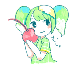 Melon cream soda - chan sticker #6269253