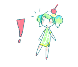 Melon cream soda - chan sticker #6269268