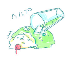 Melon cream soda - chan sticker #6269270