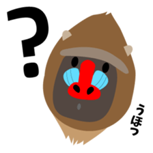 Mandrillus sticker #6269570