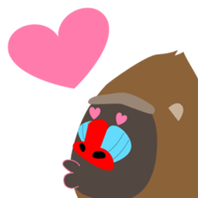 Mandrillus sticker #6269579