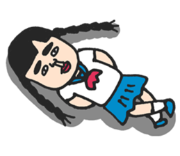 Cute schoolgirl3 sticker #6269681