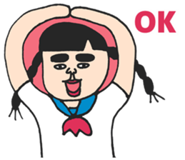 Cute schoolgirl3 sticker #6269690