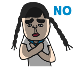 Cute schoolgirl3 sticker #6269691