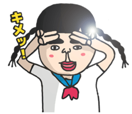 Cute schoolgirl3 sticker #6269693