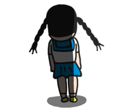 Cute schoolgirl3 sticker #6269694