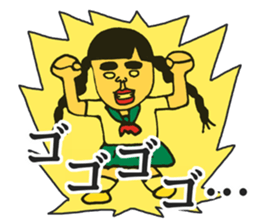 Cute schoolgirl3 sticker #6269695