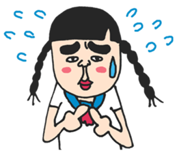 Cute schoolgirl3 sticker #6269696