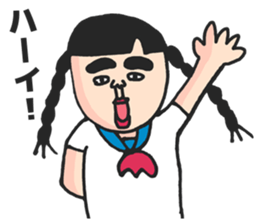 Cute schoolgirl3 sticker #6269701