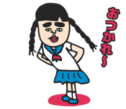 Cute schoolgirl3 sticker #6269702