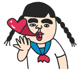 Cute schoolgirl3 sticker #6269703