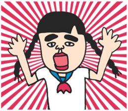 Cute schoolgirl3 sticker #6269705