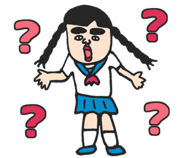 Cute schoolgirl3 sticker #6269706