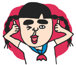 Cute schoolgirl3 sticker #6269708
