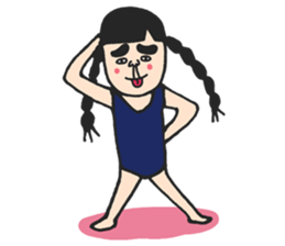 Cute schoolgirl3 sticker #6269709