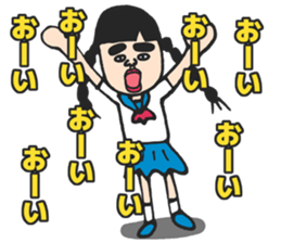 Cute schoolgirl3 sticker #6269710