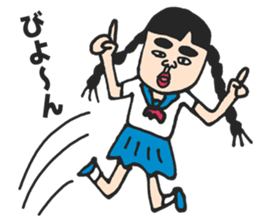 Cute schoolgirl3 sticker #6269711