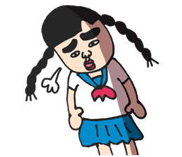 Cute schoolgirl3 sticker #6269715