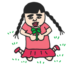 Cute schoolgirl3 sticker #6269718