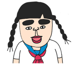 Cute schoolgirl3 sticker #6269719