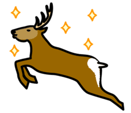 Deer family-EZO,JAPAN sticker #6269803