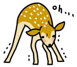 Deer family-EZO,JAPAN sticker #6269813