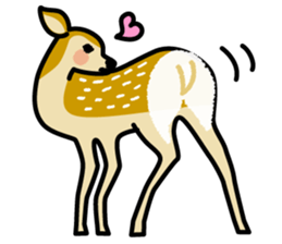 Deer family-EZO,JAPAN sticker #6269814