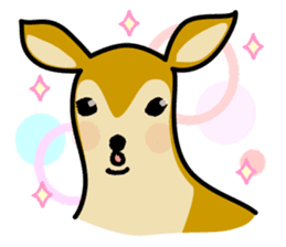 Deer family-EZO,JAPAN sticker #6269816