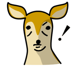 Deer family-EZO,JAPAN sticker #6269819