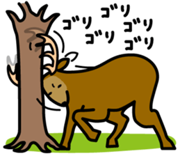 Deer family-EZO,JAPAN sticker #6269832