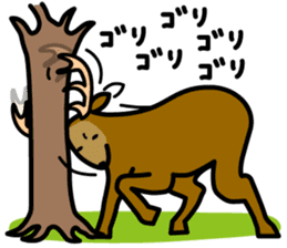 Deer family-EZO,JAPAN sticker #6269832